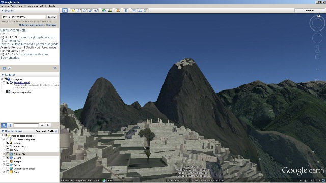 Google Earth- ovni en Perú